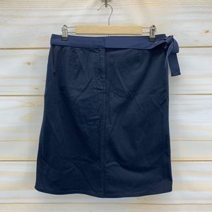 RED Valentino Skirt 44 8/10 Blue Polka Dot Pleat